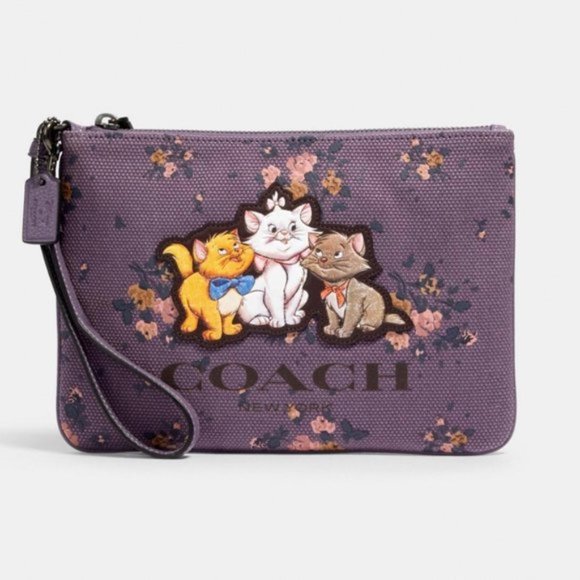 Coach Handbags - Disney X Coach Aristocats Rose Bouquet Wristlet